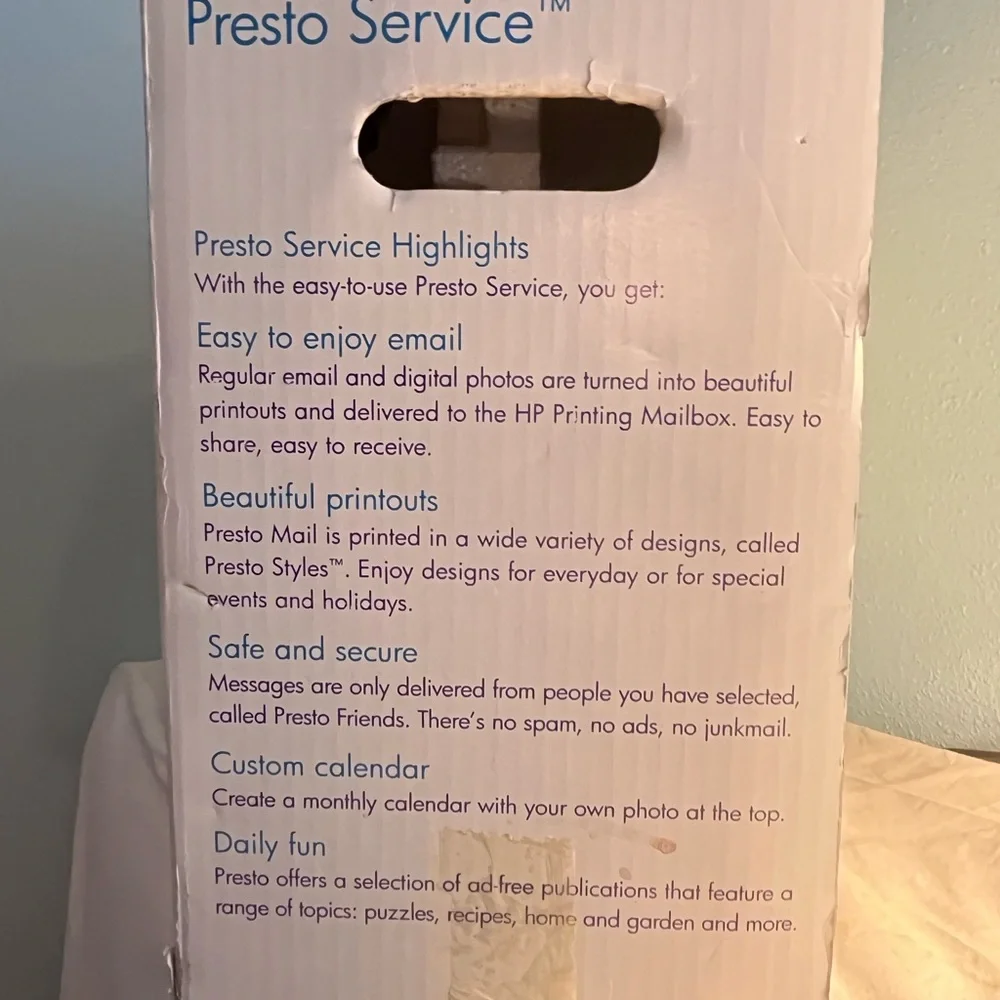 Presto A10 Printing Mailbox for Presto Service
